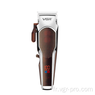 VGR V-189 Clipper de cheveux de coiffure rechargeable professionnel